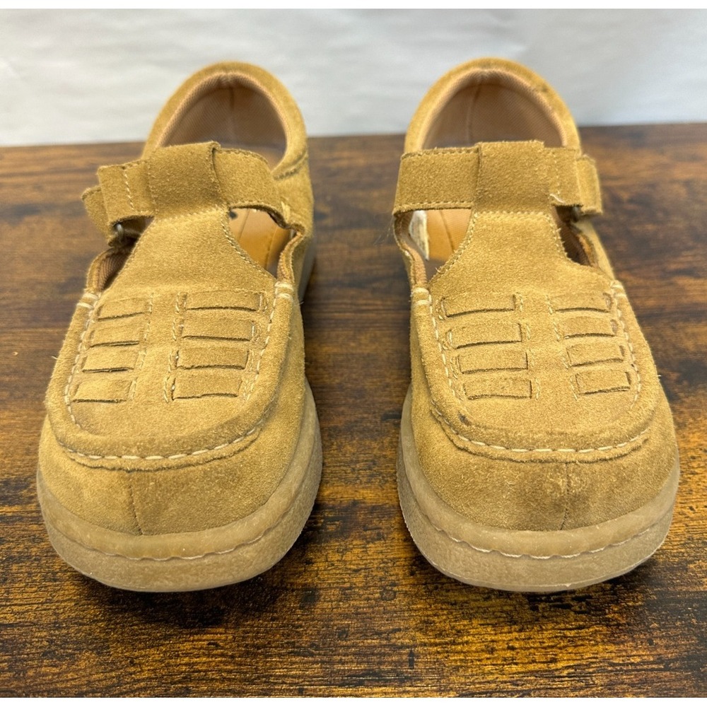 Mudd Daryl Vintage Y2K Tan Suede Platform Mary Jane Shoes Chunky Size 6.5 M - Picture 6 of 16